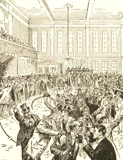 The New York Gold Room on Black Friday, September 24, 1869