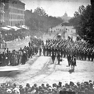 Grand Review of the Army in Washington D.C. 1865.