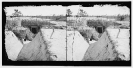 Dutch Gap Canal, James River, Virginia. Confederate fortifications on James River above Dutch Gap Canal