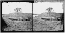 Dutch Gap Canal, James River, Virginia. Confederate battery on James River above Dutch Gap Canal