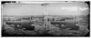 Yorktown, Virginia. Confederate water battery with Dahlgren 11-inch smooth bore naval guns