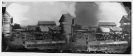 Culpeper Court House, Virginia. View of houses and army wagons