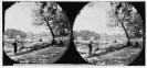 Richmond, Virginia. Ruins of Richmond & Danville Railroad bridge: the city beyond