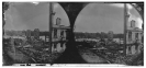 Richmond, Virginia. Ruins of Richmond & Petersburg Railroad bridge