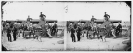 Washington, District of Columbia. Officers and men, 3d Regiment Massachusetts Heavy Artillery by Columbiad guns, Fort Totten