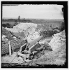 Dutch Gap Canal, James River, Virginia. Confederate battery