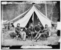 The Peninsula, Virginia. Officers of General George B. McClellan's staff