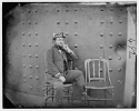 James River, Virginia. Captain W.N. Jeffers on deck of U.S.S. MONITOR