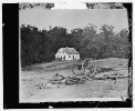 Antietam, Maryland. Bodies in front of the Dunker church