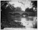 Antietam, Maryland. Burnside bridge across the Antietam. Southwest view