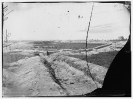 Petersburg, Virginia. Earthworks in front of Petersburg