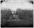 Centreville, Virginia. Confederate fort with Quaker gun