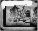 Camp of 71st New Vols. Cook house Soldiers getting dinner ready. (200 Excelsior)