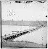 Pontoon bridge across the James River