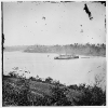 Appomattox River, Virginia. Boat on the Appomattox River