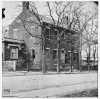 Petersburg, Virginia. Damaged house on Bolingbroke Street