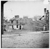 Petersburg, Virginia. Ruins of houses