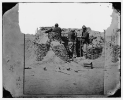 Petersburg, Virginia. Federal picket line in front of Fort Mahone