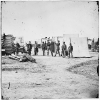 Petersburg, Virginia. Federal camp. Soldiers boxing