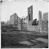 Richmond, Virginia. Ruined buildings in the burnt district