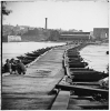 Petersburg, Virginia. Pontoon bridge