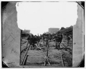 Atlanta, Georgia. Sherman's men tearing up railroad track
