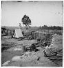 Atlanta, Georgia. Confederate fort in front of Atlanta