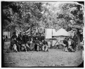 Bealton, Virginia. Regimental staff 93d New York Infantry. (Morgan Rifles)