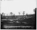 Petersburg, Virginia (vicinity). Confederate fortifications at Gracie's Salient on the Petersburg line