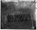 Warrenton, Virginia. Gen. Alfred Pleasonton and staff