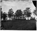 Culpeper, Virginia (vicinity). Residence of John Minor Botts. (Family on porch)