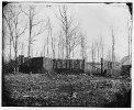 Rappahannock Station, Virginia. Stockade and entrance to the camp of the 50th New York Engineers