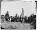 Bull Run, Virginia. Dedication of the battle monument