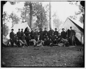 Culpeper, Virginia. Officers of 80th New York Infantry (