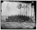 Petersburg, Virginia. Company C, 1st Massachusetts Cavalry at Army of the Potomac headquarters