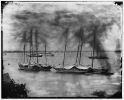 Hampton Roads, Virginia. Ammunition schooners