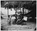 Petersburg, Virginia. Group of officers at headquarters, Army of the Potomac