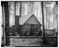 Brandy Station, Virginia. Officer's winter quarters headquarters Army of the Potomac