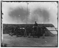 Washington, District of Columbia. Sergeants of 3d Regiment Massachusetts Heavy Artillery at Fort Totten