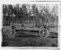 Rappahannock Station, Virginia. Canvas pontoon wagon, 50th New York Engineers