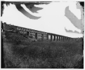 Farmville, Virginia (vicinity). High Bridge over the Appomattox River North west view