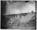 Farmville, Virginia (vicinity). High Bridge over the Appomattox River. North east view