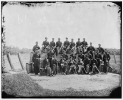 Arlington, Virginia. Col. William H. Telford and officers, 50th Regiment Pennsylvania Infantry at Fort Craig