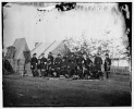 Falmouth, Virginia. Officers of 61st New York Infantry