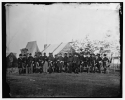 Falmouth, Virginia. Officers of 61st New York Infantry