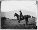 Falmouth, Virginia. Gen. Daniel Butterfield on horseback