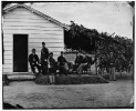 Washington, District of Columbia. Officers of 3d Regiment Massachusetts Heavy Artillery at Fort Stevens