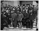 Washington, District of Columbia. Group at Quartermaster General's office. Corcoran's Building, 17th St. and Pennsylvania Ave. N.W.