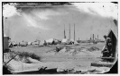 Morris Island, South Carolina. Unidentified camp