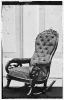 Chair occupied by Pres. Lincoln, Ford's Theatre